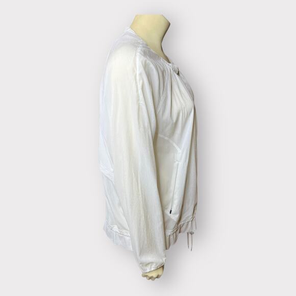 Athleta White Windbreaker Jacket - Picture 2 of 6
